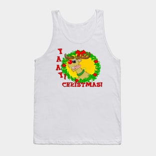 Rudolph The Reindeer Funny Christmas Retro Cartoon Tank Top